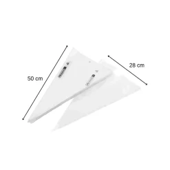 Lot de 100 poches à douille jetables 50 cm FM Professional