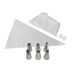 Lot de 20 poches à douilles plastique avec douilles inox et plastique 32 cm Zenker Smart Pastry