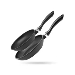 Lot de 2 poêles 24 cm et 28 cm sans PFAS Elo Alucast