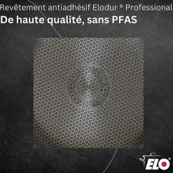 Lot de 3 Poêles Elo Relief Evolution 24/28/32 cm et 4 Faitouts Elo Citrin 14/16/20/26 cm