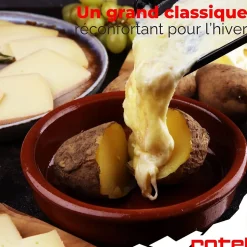Lot de 2 Poêlons à Raclette Triangulaires Rotel