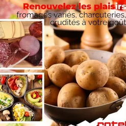 Lot de 2 Poêlons à Raclette Triangulaires Rotel