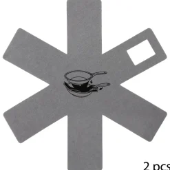 Lot de 2 protections anti-rayures en feutrine gris - Gris- 5five
