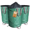 Lot de 3 Sac de Jardin Pop up 100L en Polyéthylène avec Poignées VOUNOT