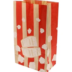 Lot de 500 sacs à pop-corn en papier kraft ingraissable - 2,5 litres - GT CATERING