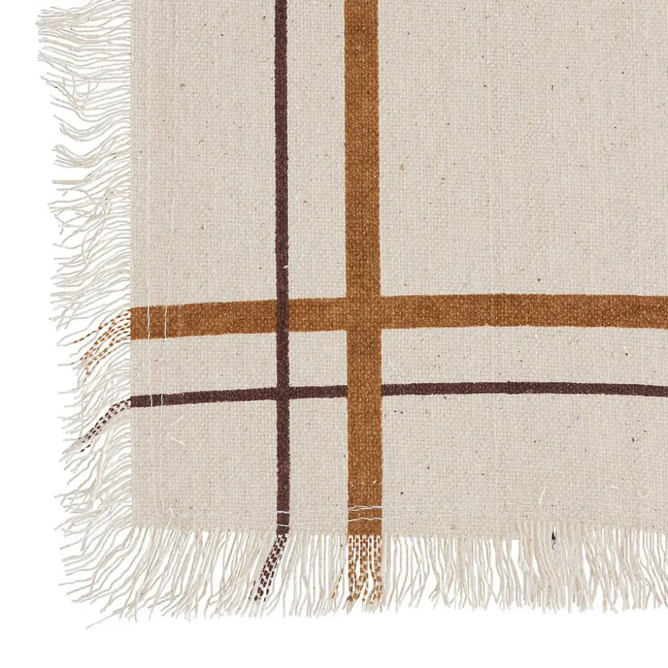 Lot de 2 serviettes de table Ray 40x40cm beige - Atmosphera