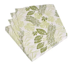 Lot de 20 serviettes en papier Feuilles