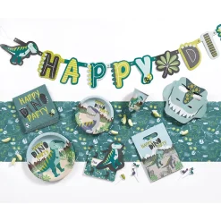 Lot de 20 serviettes en papier Dino Party