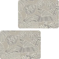 Lot de 2 sets de table motifs tropical WILD