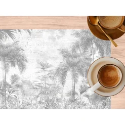 Lot de 6 sets de table motifs jungle SAGE