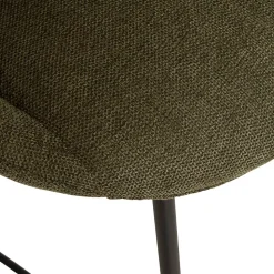 Lot de 2 Tabouret de bar Amago vert cèdre 54x52cm - Atmosphera