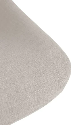 Lot de 2 tabourets de bar Loft, 2 tabourets de comptoir, Chaises avec dossier, pivotantes à 360 , réglables. Crème/Tissu