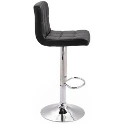 Lot de 2 tabourets de bar noir MIKE - HAPPY GARDEN