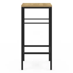 Lot de 2 tabourets de bar DETROIT design industriel