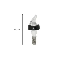 Lot de bec verseur doseur à alcool 2 et 4 cl avec bille Fackelmann Bar Concept
