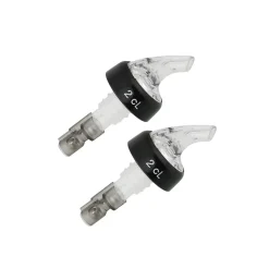 Lot de becs verseur doseur à alcool 2 cl avec bille Fackelmann Bar Concept