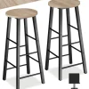 Lot de tabourets de bar style industriel en Bois et acier