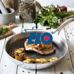 Lot Poêle 32 cm & 2 Faitouts 16/12 cm Elo Relief Evolution