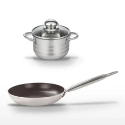 Lot Poêle 24 cm & Faitout 12 cm Elo Bistro Line