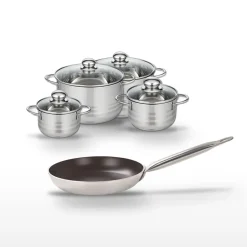 Lot Poêle 32 cm céramique Elo Bistro Line & 4 Faitouts Elo Brillant