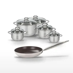 Lot Poêle 32 cm Elo Bistro Line & 5 Faitouts Elo Brillant