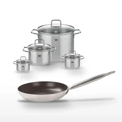 Lot Poêle 32 cm Elo Bistro Line & 4 Faitouts Elo Citrin