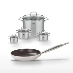 Lot Poêle 28 cm et 4 Faitouts Elo Bistro Line