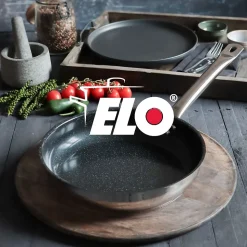 Lot Poêle 28cm & 3 Faitouts Elo Profi Therm Platinum