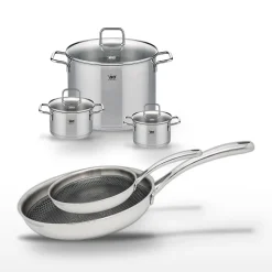 Lot Poêles 28cm & 24cm Elo Relief Evolution et Faitouts 14cm, 16cm, 26cm