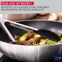 Lot Poêles 24cm & 32cm et Faitouts 14/16/20cm Elo Bistro Line