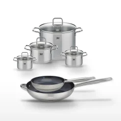 Lot Poêles céramiques 24/32 cm & Faitouts 14/16/20/26 cm Elo Profi Therm Platinum