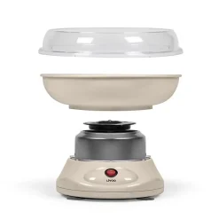 Machine à barbe à papa Livoo DOM468C 450W cuve 26,5 cm noir et crème