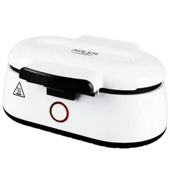 Machine à bols de gaufres 1400W - Adler AD3062 Gaufrier pour desserts sucrés et tartelettes salées - Revêtement antiadhésif
