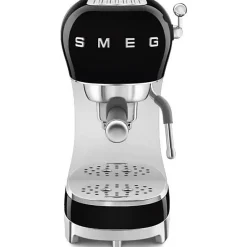 Machine à expresso Smeg ECF02BLEU Noir - 15 bar - 1 litre - Café moulu et dosettes