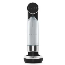 Machine à gazéifier l'eau + 1 bouteille - noir Smeg SKC01BLM collezione