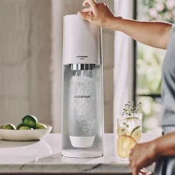 Machine à gazéifier l'eau + 2 bouteilles + 1 cylindre Sodastream TERRABILV terra