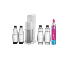 Machine à gazéifier l'eau + 2 bouteilles + 1 cylindre + 2 carafes Sodastream DUOBICB duo
