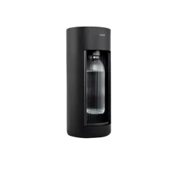 Machine à gazéifier l'eau + 2 bouteilles noir Mysoda GL004F-B-FR glassy