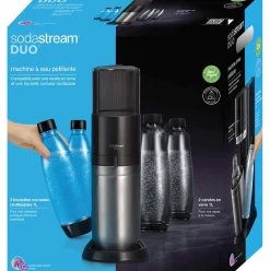 Machine à gazéifier l'eau + 2 bouteilles + 1 cylindre + 2 carafes Sodastream DUONCB