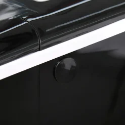 Machine à glaçon 120 W - capacité réservoir eau 1,8 L - capacité réservoir glace 0,8 Kg - cuillère et panier inclus - PP noir