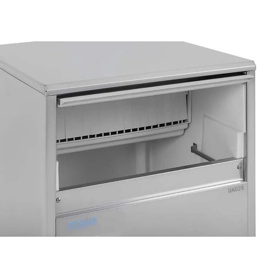 Machine à Glaçons à Aspersion Série U - Polar - Argent - l50- L0.1- P58- h80- Inox