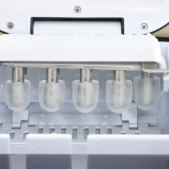 Machine à glaçons 1,7 L - réservoir glace 0,9 Kg - pelle, panier - gris noir