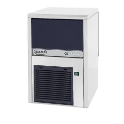Machine à Glaçons Creux 22 kg/24h, Réserve-Bac 6kg, condenseur eau - BREMA - l0.1- L0.1- P0.1- h0.1-