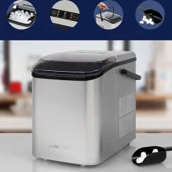 Machine à glaçons 1,5L avec écran LED 12KG Clatronic EWB3785