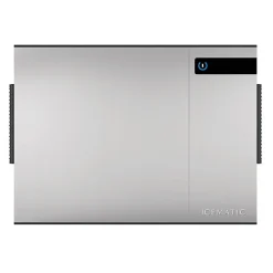 Machine à Glaçons Pleins Connectée sans Réserve - 145 kg - Icematic - Gris - l56- L0.1- P62- h57.5- Acier Inoxydable