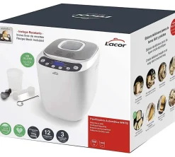 Machine à pain 1kg 550w blanc/gris Lacor 69334