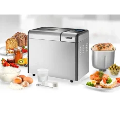 Machine à Pain Unold Backmeister Edel en Acier Inoxydable avec Minuteur