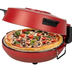 Machine à Pizza 1200W rouge Clatronic PM3787-Rouge
