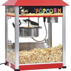 Machine à pop corn avec pot de cuisson en téflon 1400 W