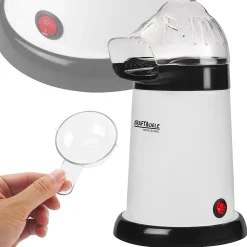Machine À Popcorn 1300 W Blanche Compacte Pour Maison Fêtes Cinéma